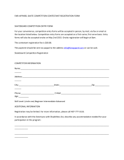 fari apparel skate competition contestant registration form