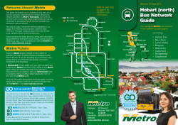 Hobart (north) Bus Network Guide