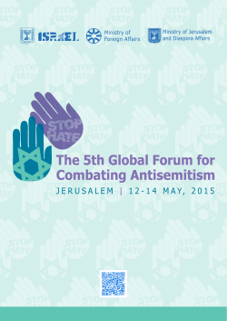 The 5th Global Forum for Combating Antisemitism