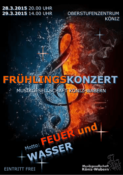spring 2015 - Musikgesellschaft KÃ¶niz