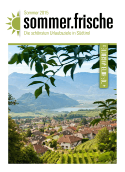 "Scheizer Familie" Beilage sommer.frische MÃ¤rz 2015 (PDF