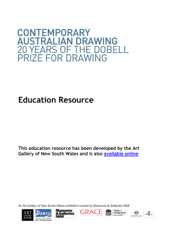 20 Years of the Dobell Prize for Drawing education kit