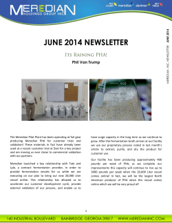 Meredian June 2014 Newsletter