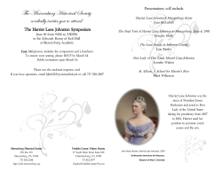 The Mercersburg Historical Society cordially invites you to attend