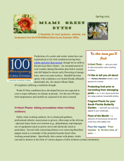 Miami green bytes - Miami-Dade County Extension Office