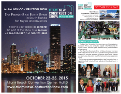 View Presentation - Miami New Construction Show