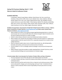 Parents Council Minutes March 2015