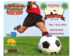 Sponsorship Pack - Miami Soccer Festival