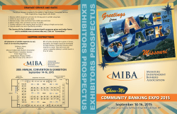 2015 MIBA Convention & Expo Prospectus