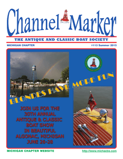 THE ANTIQUE AND CLASSIC BOAT SOCIETY