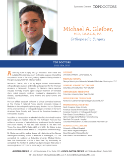 Read Dr. Gleiber`s Top Doctor profile here.