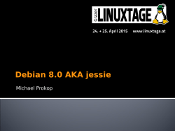 Debian 8 aka jessie, what`s new