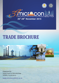 TRADE BROCHURE - Microcon-2015