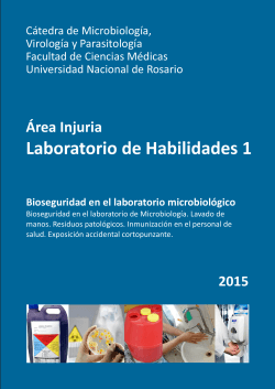 Laboratorio de Habilidades 1 - CÃ¡tedra de MicrobiologÃ­a, VirologÃ­a y