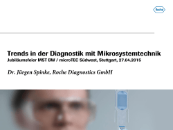 Trends in der Diagnostik mit Mikrosystemtechnik