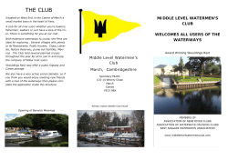 THE CLUB - Middle Level Watermens` Club