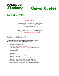 April-May 2015 Quiver quotes