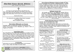 2nd May 2015 - Midleton Parish
