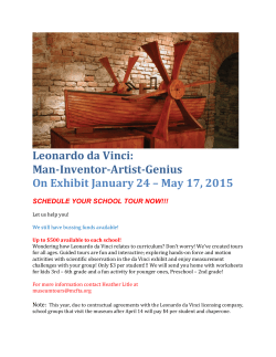 Leonardo da Vinci: Man-Inventor-Artist