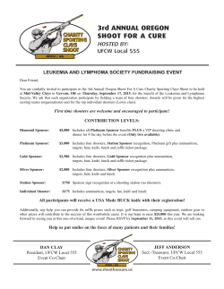 3rd ANNUAL OREGON SHOOT FOR A CURE - Mid