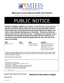 Public Notice [Portrait] - Maricopa Integrated Health System