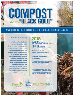 Compost Workshop at the Tom Ridge Environmental Center
