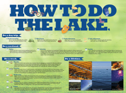 Check out our How to Do the Lake summer guide