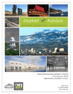 Q1 2015 Market Advisor - Miller Industrial Properties