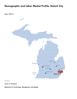 Detroit City - Michigan Labor Market Information