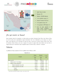 Oaxaca - Mapa de InversiÃ³n en MÃ©xico