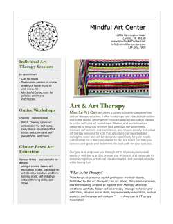 Art & Art Therapy - Mindful Art Center