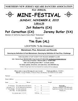 Printable Registration Form - Mini-Festival