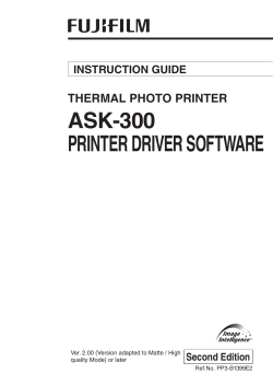 ASK-300 PRINTER DRIVER SOFTWARE