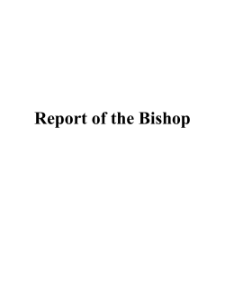 Report of the Bishop