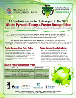 DEH Essay And Poster Competition Flyer 2015