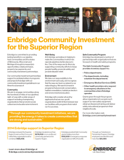 Enbridge Community Investment for the Superior Region