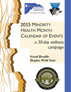 april is minority health month - Toledo