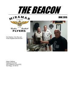JUNE 2015 - Miramar RC Flyers