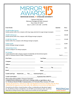 Reserve your seat now - Mirror Awards