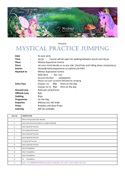 MYSTICAL PRACTICE JUMPING - Mistico Equestrian Centre