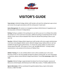 VISITOR`S GUIDE - Mitchell College Athletics