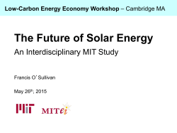 Presentation - MIT Energy Initiative