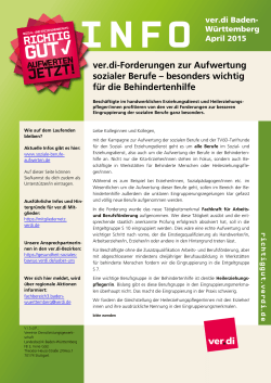 SuE-Info - ver.di | Bezirk Mittelbaden