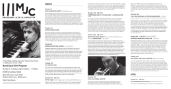 Brochure 4 - Melbourne Jazz Co-op