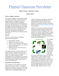 Miss Tomo`s Science Class April 2015