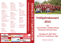 FrÃ¼hjahrskonzert 2015 FrÃ¼hjahrskonzert 2015