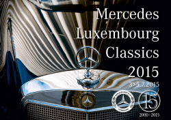 3>5.7.2015 - Mercedes Luxembourg Classics 2015