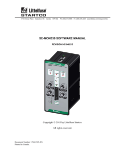 SE-MON330 Software Manual Rev 0-E-040215