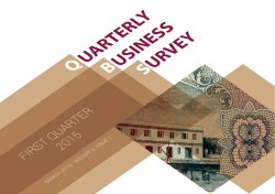Quarterly Business Survey - Maldives Monetary Authority