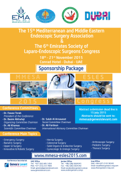 Sponsorship Package - Mediterranean and Middle